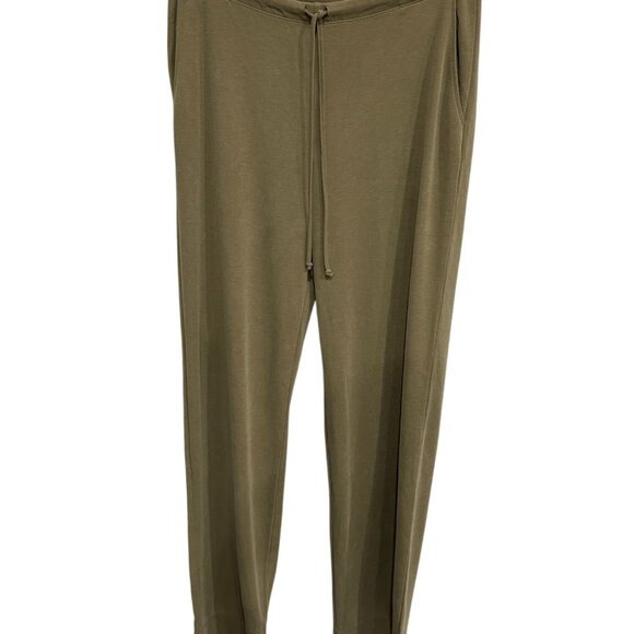 Carole Little Sport Womens Beige Wide Leg Drawstring Pants Size M Relaxed Fit - Picture 1 of 9